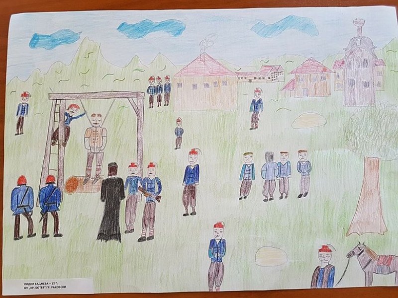 90 деца рисуваха Освобождението на България