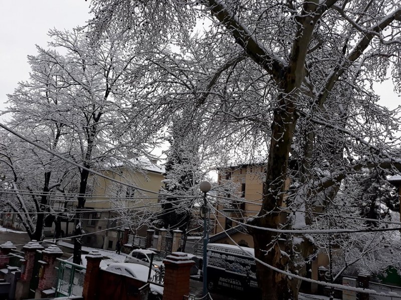Бяла приказка навън, Пловдив осъмна под снежна пелена