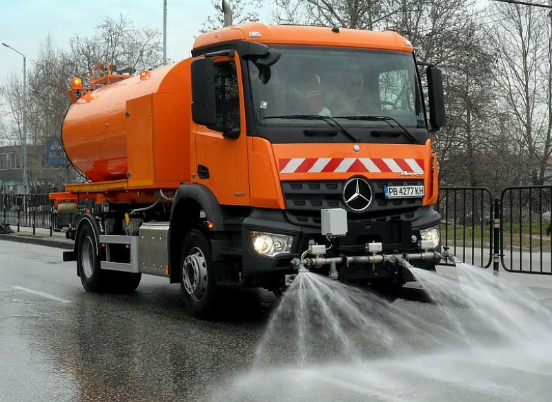 Вижте новия график за миене на улиците в Пловдив