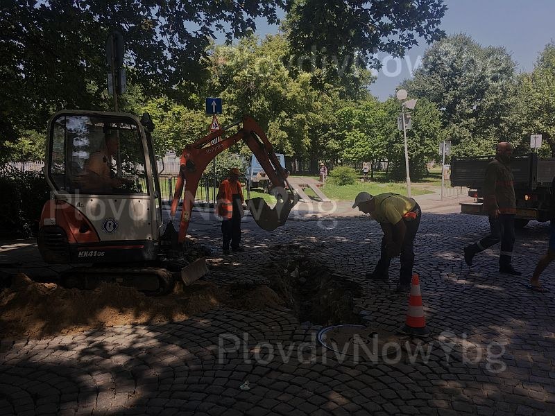 Спряха изтичането на газ в Пловдив, районът все още е отцепен