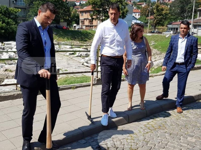Голямото разкопаване в центъра на Пловдив започна! Аджисана става образцов квартал ВИДЕО