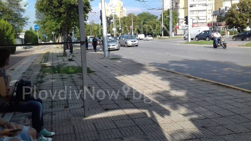 Катастрофа до Полиграфията в Пловдив се размина без сериозни щети СНИМКА