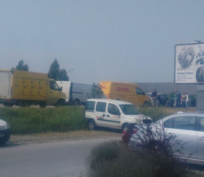 Верижна катастрофа блокира изход на Пловдив