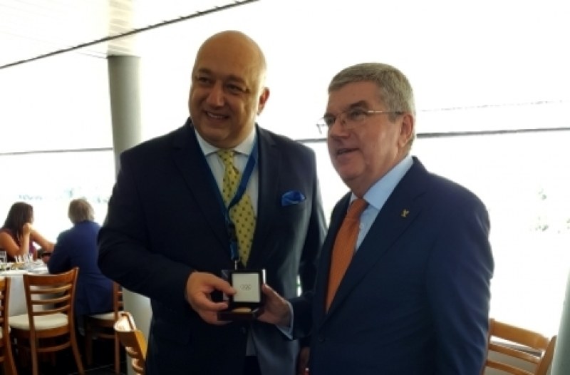 Красен Кралев получи  в Пловдив златен медал от президента на МОК Томас Бах