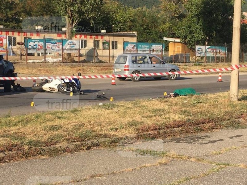 Загиналият моторист край Сопот карал на задна гума преди трагедията СНИМКИ