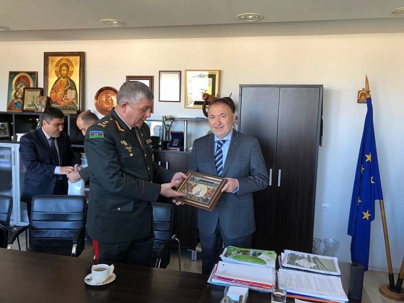 Кабаиванов посрещна началника на Военна академия на Република Азербайджан