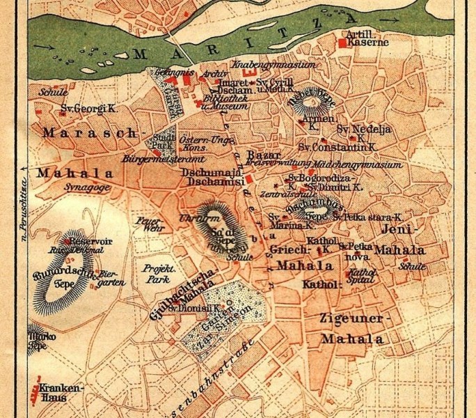 Старинен немски пътеводител отпреди 110 години крие уникална карта на Пловдив СНИМКИ