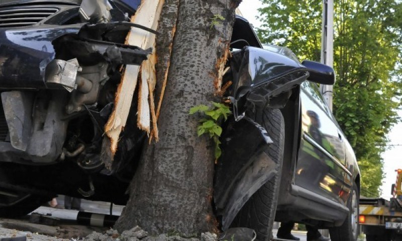 24-годишна се наниза в дърво с автомобила си край Калояново