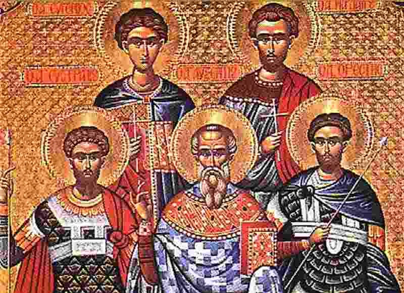 Църквата почита петима мъченици на Христовата вяра