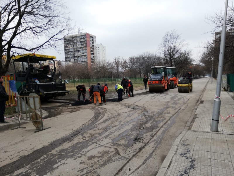 Ремонтират улици в пловдивския район “Западен“