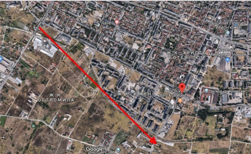 Правят булевард на мястото на стара жп линия в Кючука, ще е алтернатива на бул. „Стамболийски” ВИДЕО