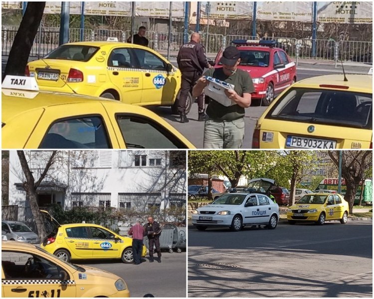 Икономическа полиция блокира таксиметровите стоянки в Пловдив! Влязоха и в сградата на ДАИ