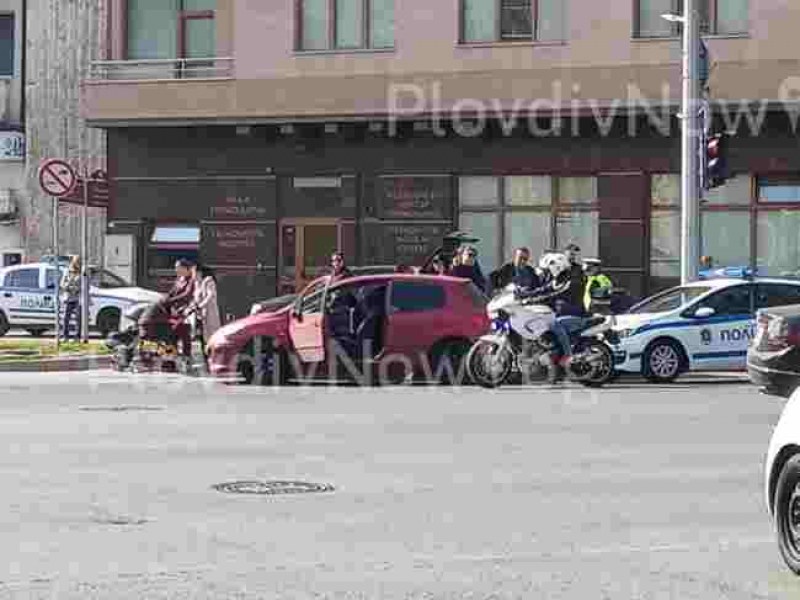 Арестуваха млада шофьорка в Пловдив при акция на Криминална полиция