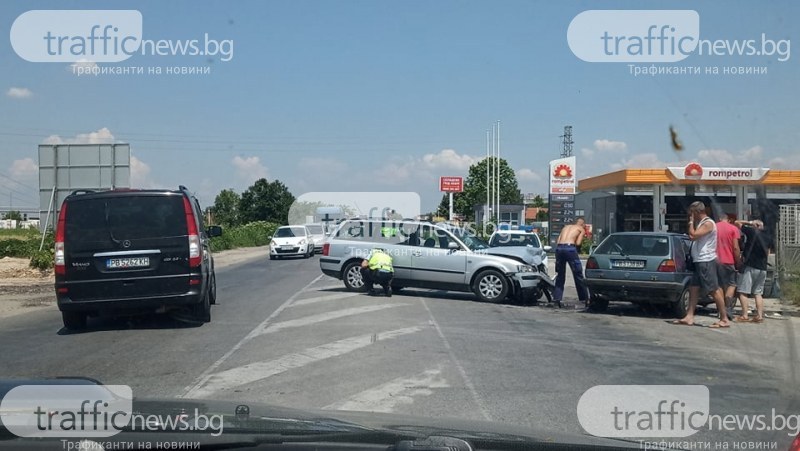Катастрофа затапи Околовръстния път на Пловдив