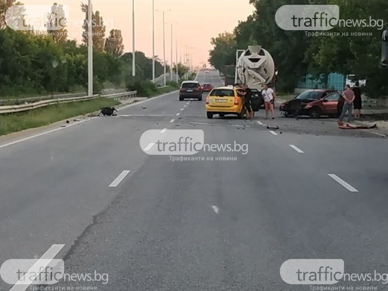 Жена премаза автомобила си на Асеновградско шосе