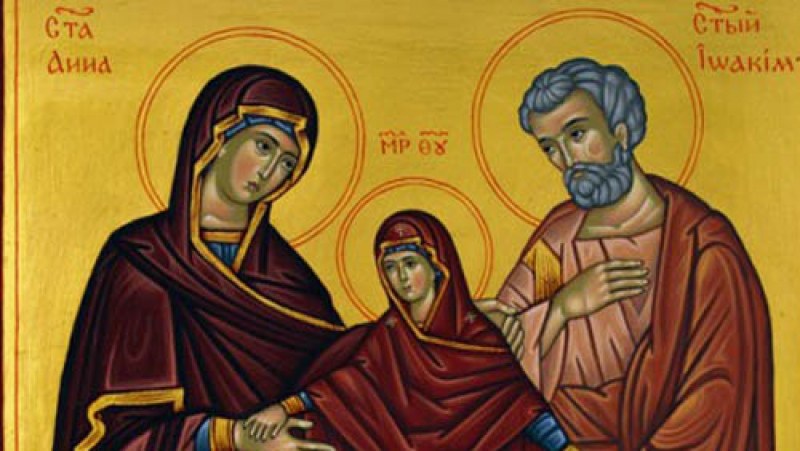 Почитаме родителите на Богородица днес -  Йоаким и Анна