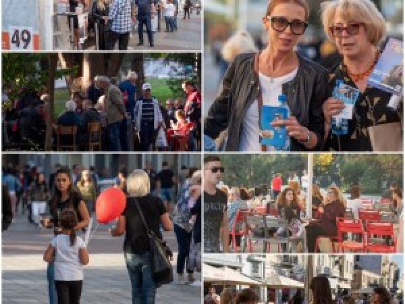 В навечерието на изборите пловдивчани се радваха на циганското лято по кафенетата СНИМКИ