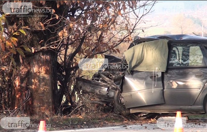 Силно приклещен е открит мъжът, загинал в катастрофата край Пловдив