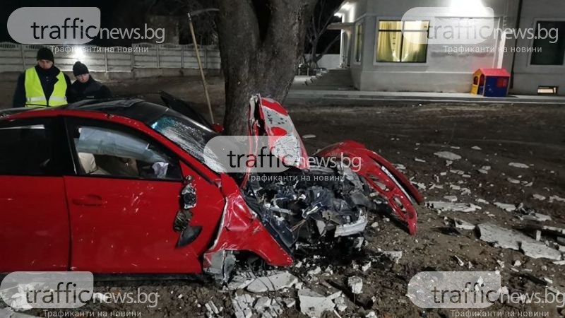 Арестуваха шофьора, който удари БМВ в ограда край Стамболийски и избяга