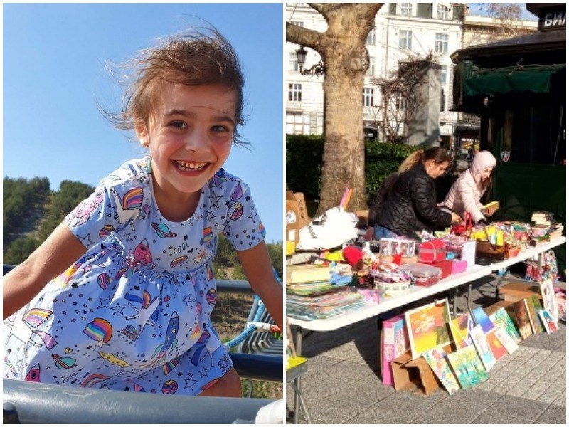 Пловдивчани продават сувенири, играчки и ръчно изработени мартенички в помощ на болно дете