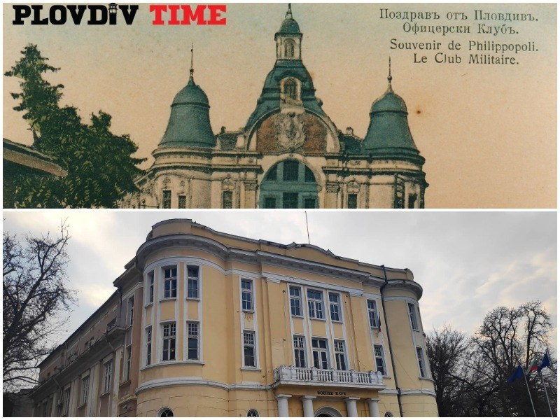 Възстановяват емблематичните кули на Военния клуб в Пловдив