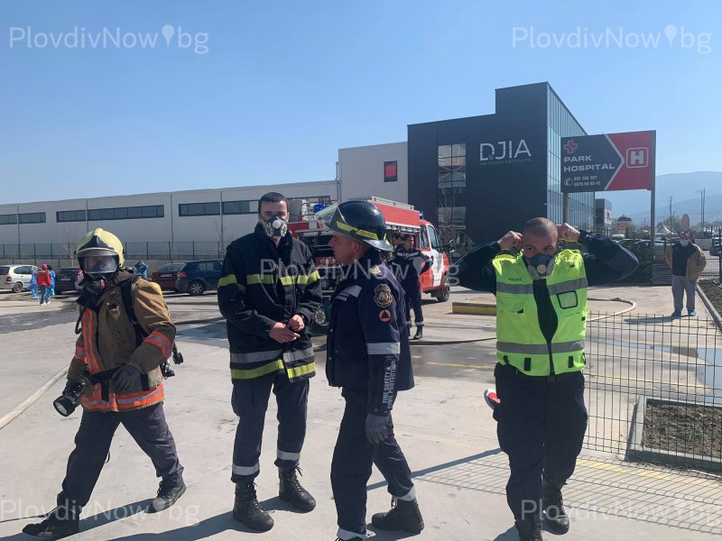 Евакуираха лекари и пациенти от пожара в пловдивската болница