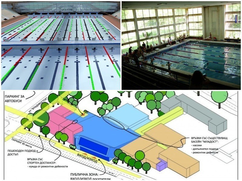 Официално: Спряха изграждането на плувния комплекс за 12 млн. лева в Пловдив