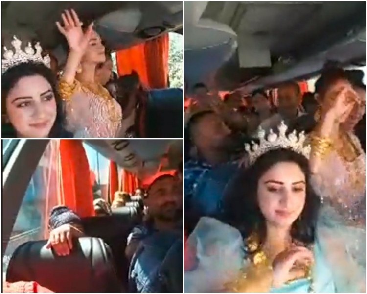 Ромски сватбари, натъпкани в автобус, отидоха на баня край Калояново