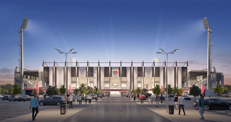 Впечатляващ проект за стадион „Локомотив” на един от участниците в обществената поръчка