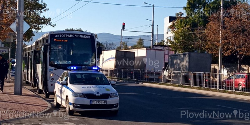 Катастрофа в Пловдив! Два автобуса се удариха