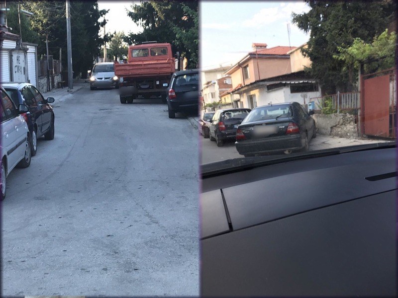 Собственик на сервиз в “Коматево“ превърна улица в паркинг за клиенти СНИМКИ