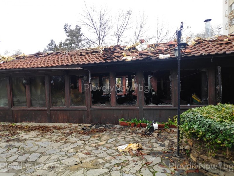 Пожар унищожи ресторант в Пловдив