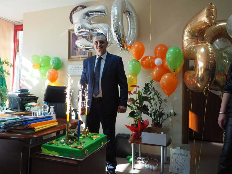 Кметът на община „Марица“ Димитър Иванов получи стотици поздравления за 50-годишния си юбилей