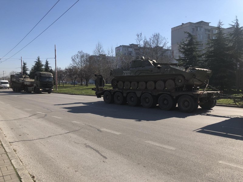 Тежка военна техника премина през Пловдив