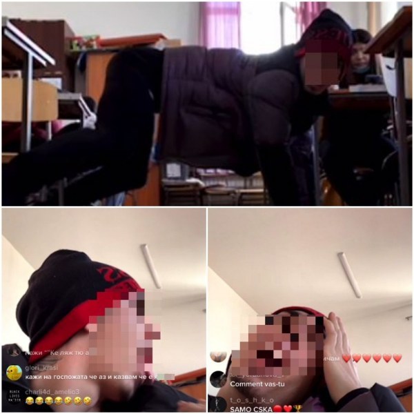 Скандален пловдивски ученик си прави клипчета за Tik Tok в час по френски и танцува по време на урок
