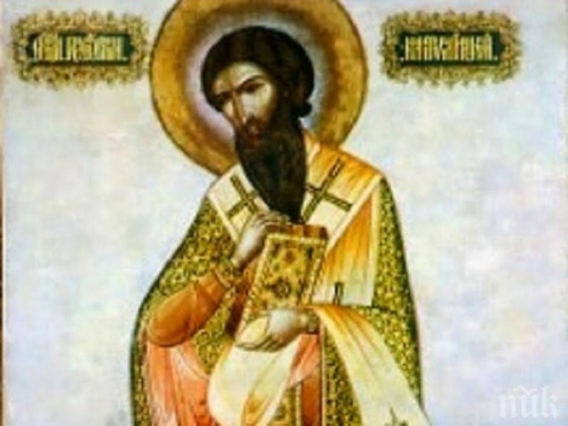 Църквата почита днес св. преподобни Георги, епископ Митилински