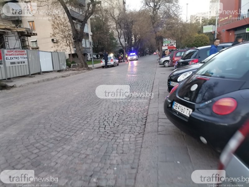 85-годишен чужденец е в болница, мотор го блъсна в центъра на Пловдив