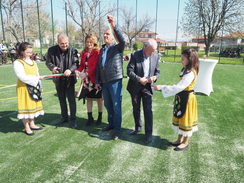 Пето игрище за минифутбол откриха в община „Марица“