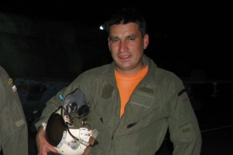 Майор Терзиев е пилотът на падналия изтребител от Граф Игнатиево