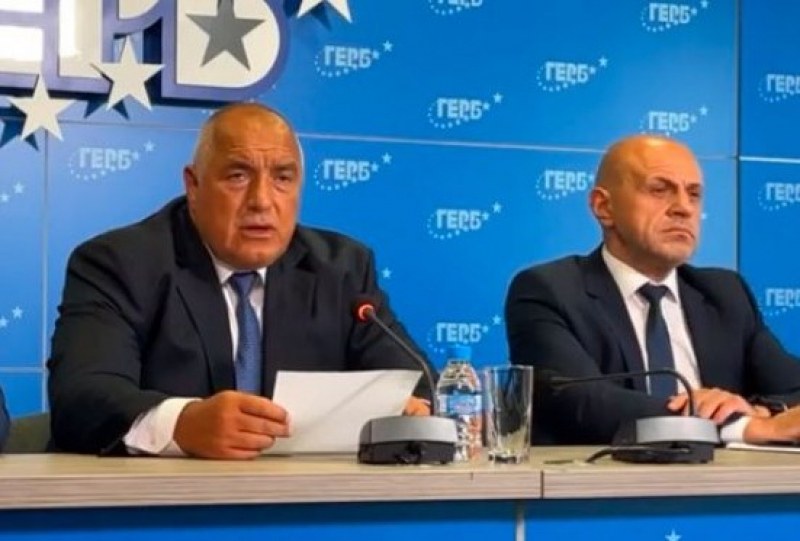 Бойко Борисов: ГЕРБ ще предложи правителство и веднага ще върне мандата