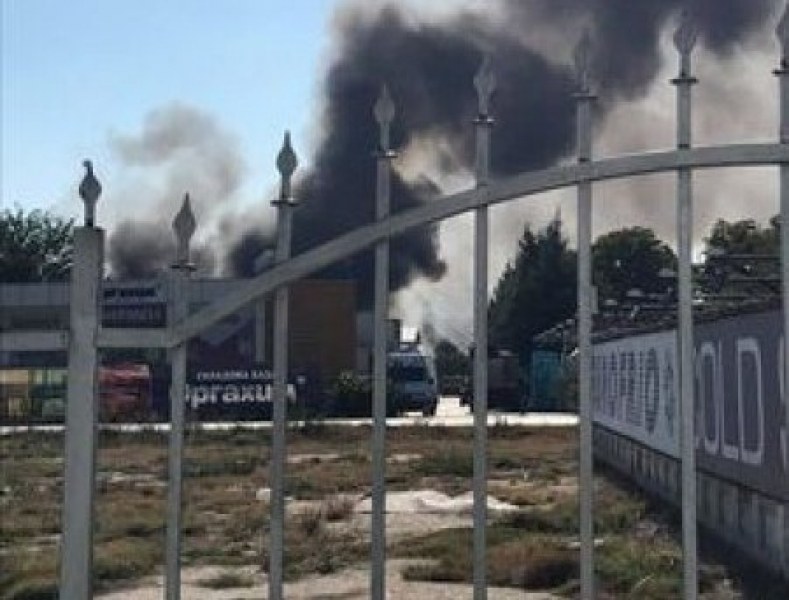 Черен дим и задушлива миризма - запалиха незаконно сметище в Кършияка