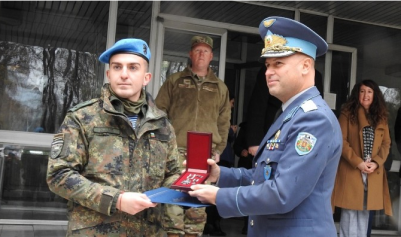 Наградиха лейтенант Чучуков, военнослужещ от Специалните сили, на церемония в Пловдив