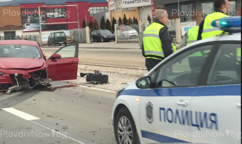 Катастрофа е станала на Асеновградско шосе