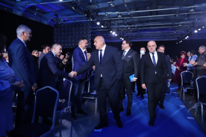 С пълно единодушие преизбраха Бойко Борисов за председател на политическа партия ГЕРБ