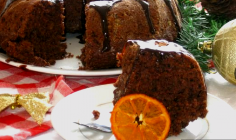Какаов кекс с портокалов сок и мандарини - вкусен и подходящ за постите Какаов кекс с портокалов сок и мандарини - вкусен и подходящ за постите