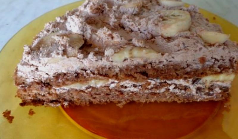 Торта с плодове - лека, вкусна и постна