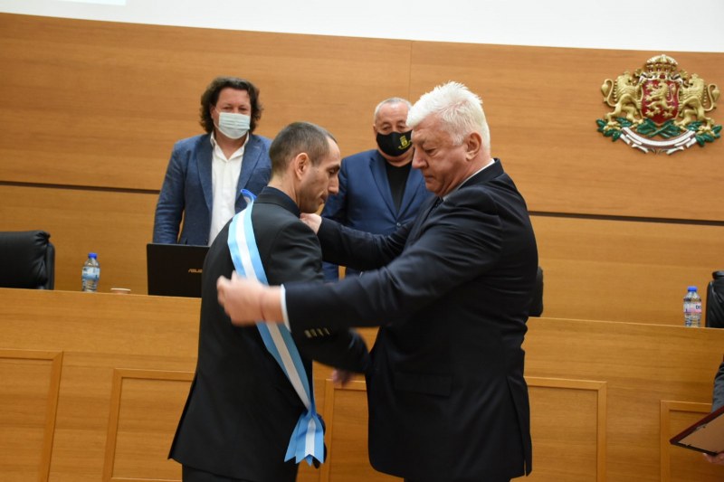 Каратистът Валери Димитров стана почетен гражданин на Пловдив