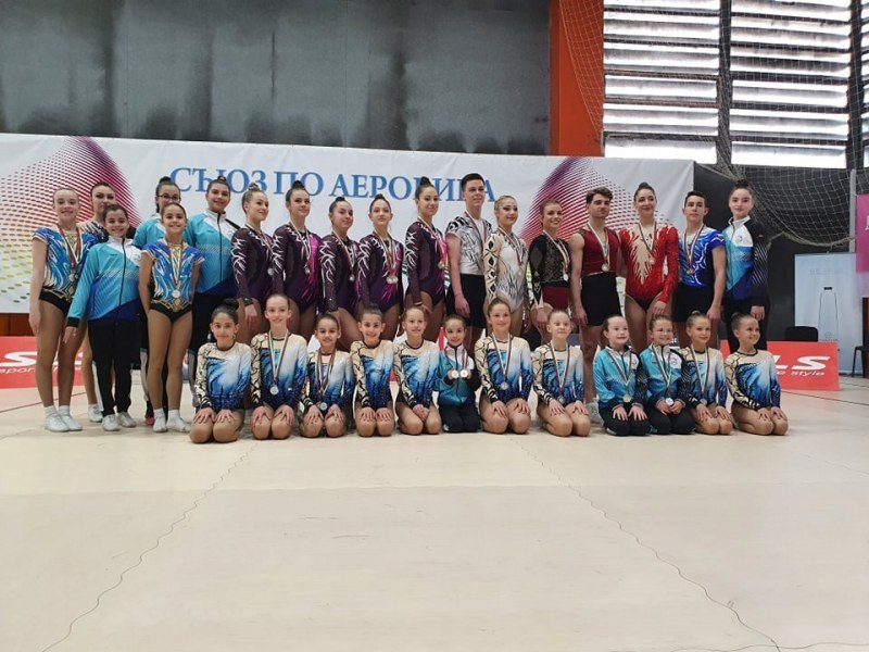28 медала завоюва пловдивски клуб по аеробика