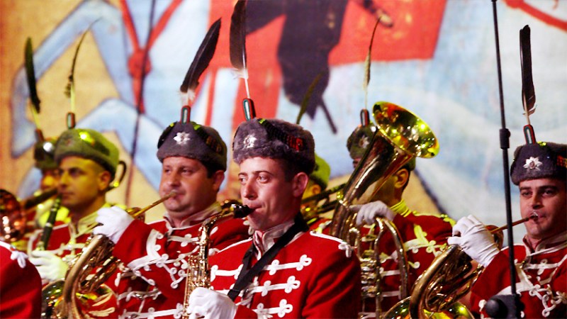 Български и американски военни оркестри свирят на Гергьовден в Пловдив