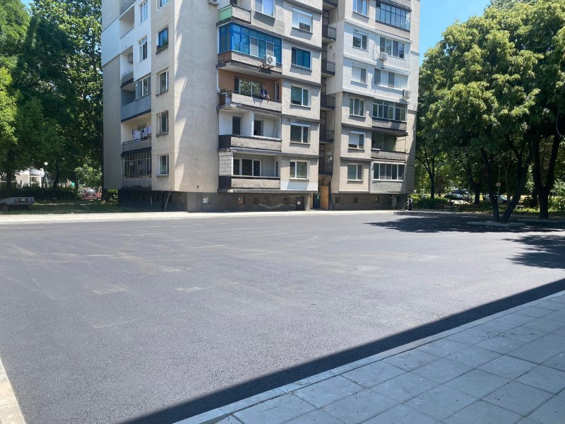 Изградиха нов паркинг в район  „Северен“
